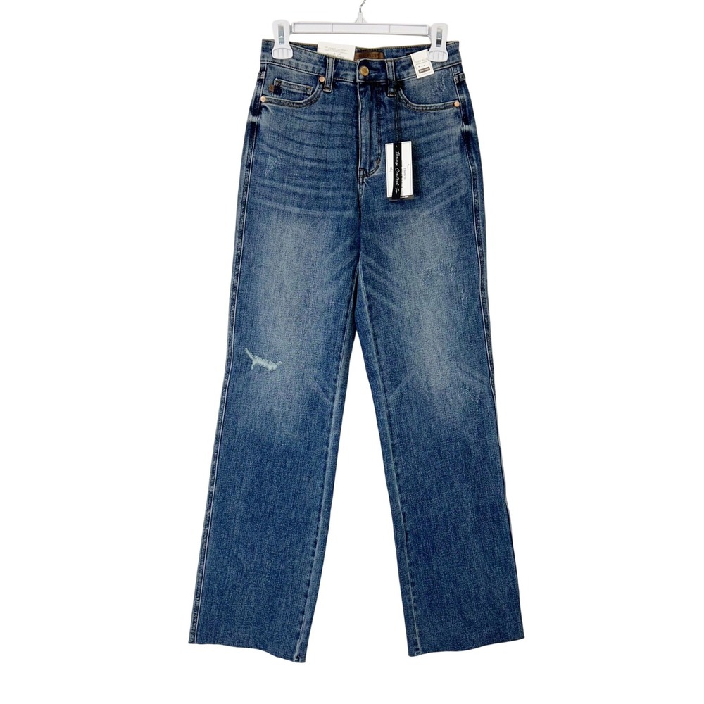 NEW Judy Blue High Waist Straight Fit Jeans Women's 26 Stretch